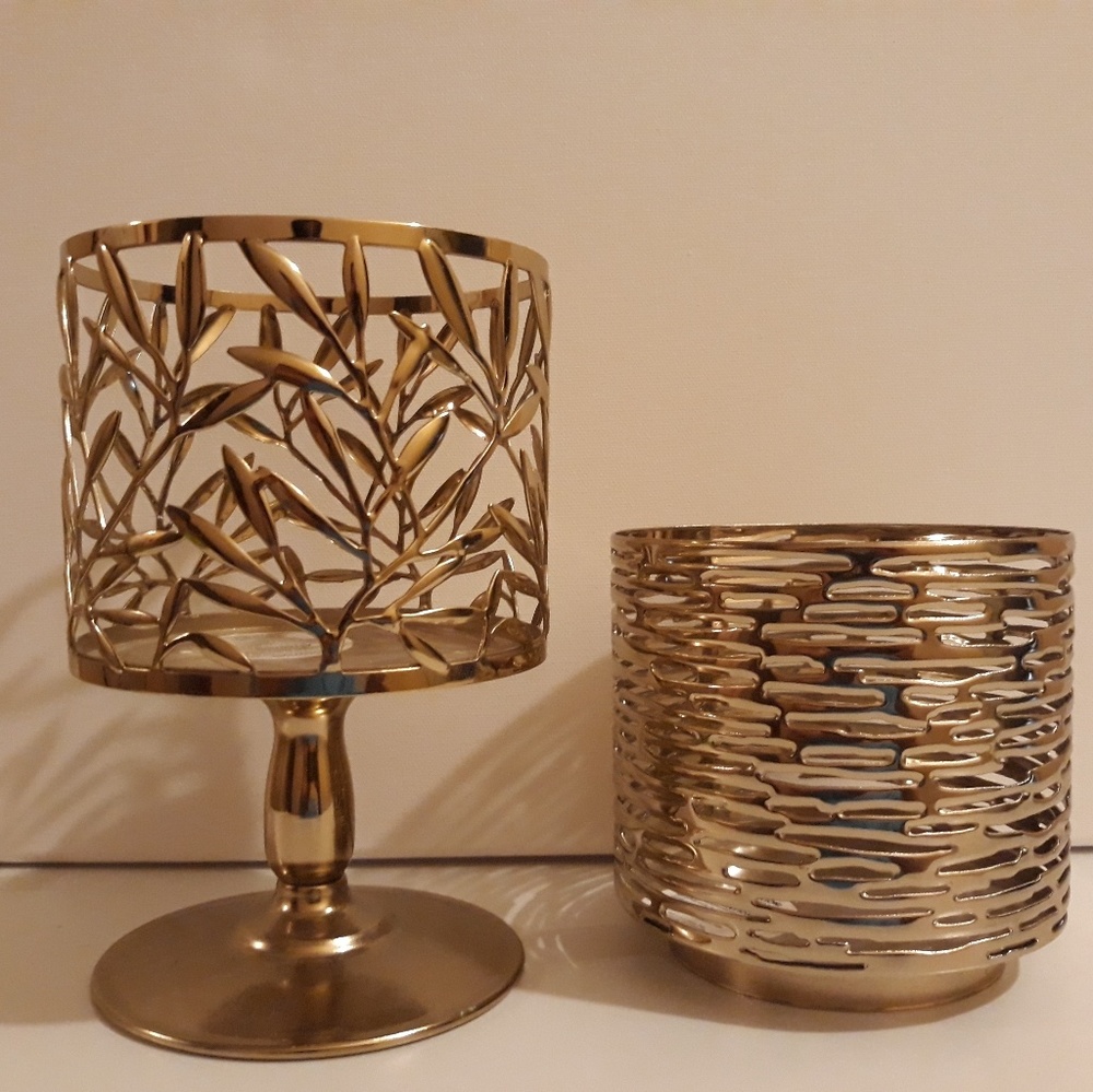 Bath and Body Works Candle Holders Set of 2